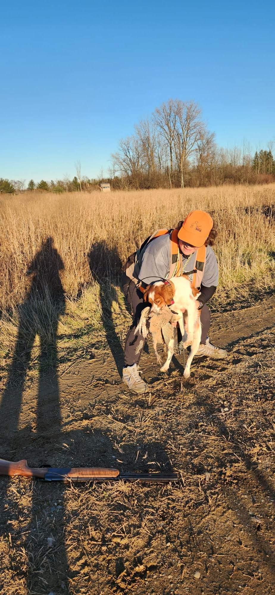 photo of River hunting and being rewarded 